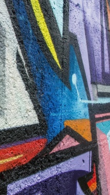 街头艺术涂鸦墙面纹理H5背景背景