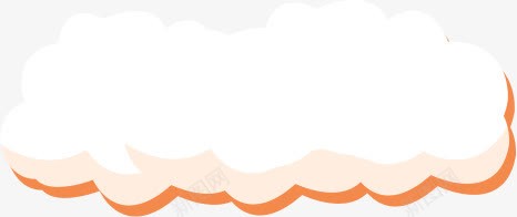 卡通云朵png免抠素材_88icon https://88icon.com h5素材 卡通云朵 白云