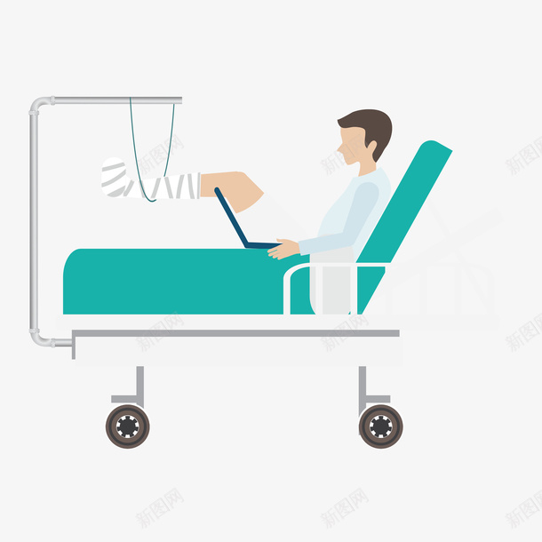 骨科病人悬挂的腿矢量图eps免抠素材_88icon https://88icon.com 病人 病人骨折 矢量图 石膏 石膏病人 骨伤科 骨折 骨折的病人 骨科