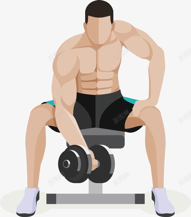 卡通锻炼的男人png免抠素材_88icon https://88icon.com png图形 举重 人 健身 健身男人 哑铃 男人 肌肉 锻炼 锻炼的男人