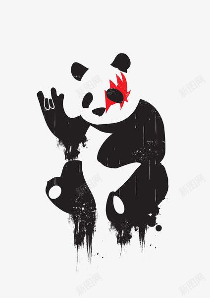 国宝熊猫png免抠素材_88icon https://88icon.com MEB风格 PPT 创意 大熊猫 手绘 涂鸦 设计感