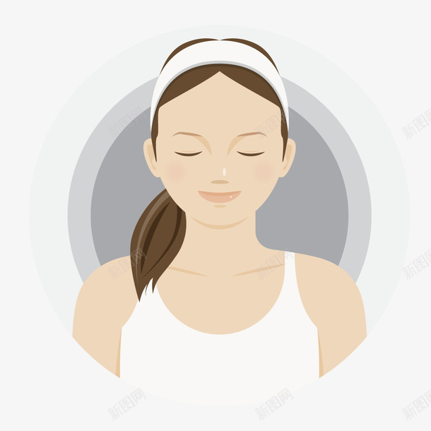 手绘美容美体女性熏蒸png免抠素材_88icon https://88icon.com SPA 人物 养生 手绘 按摩 服务 水疗 美体 美体女性熏蒸 美容 面膜