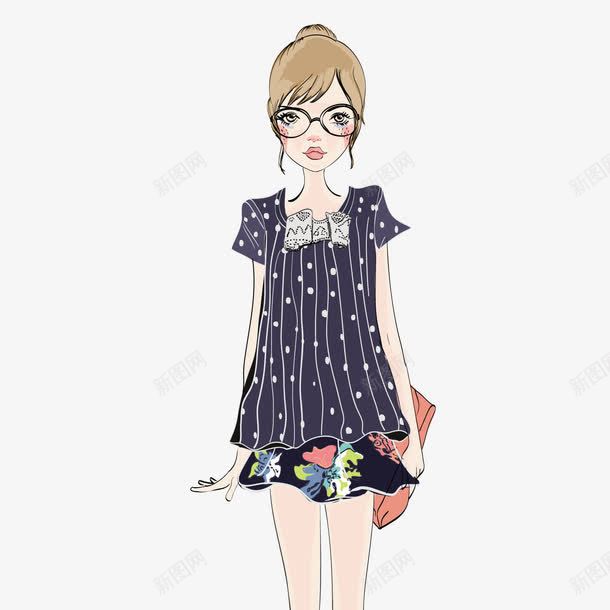 休闲文雅白富美png免抠素材_88icon https://88icon.com 休闲 卡通 白富美