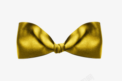 金色高贵粗糙颗粒西装领结实物素材