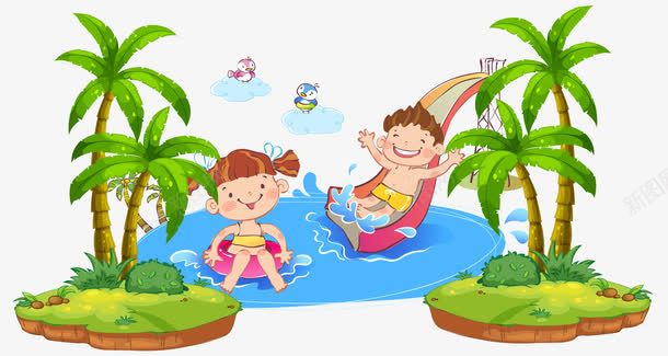 水上玩耍的小孩png免抠素材_88icon https://88icon.com 儿童水上乐园 夏天 夏季 婴儿游泳 暑期 水上娱乐 游泳 玩水 玩转夏日