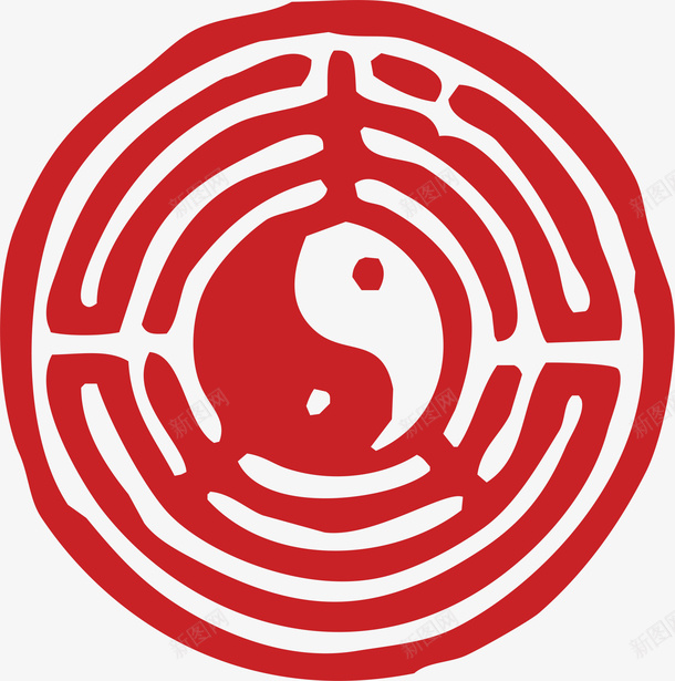 太极卡通红色章子矢量图ai免抠素材_88icon https://88icon.com 中式章子 八卦 卡通红色章子 古典红色章子 古风章子 形状 深奥 矢量图 红色八卦图 红色章子