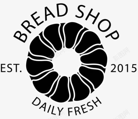 面包每日新鲜面包店LOGO图标图标