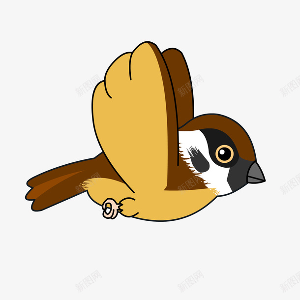 卡通小鸟矢量图ai免抠素材_88icon https://88icon.com PNG图 PNG图下载 创意卡通 卡通 卡通插图 小鸟 插图 早鸟 矢量图 飞翔的鸟 鸟贴图 麻雀