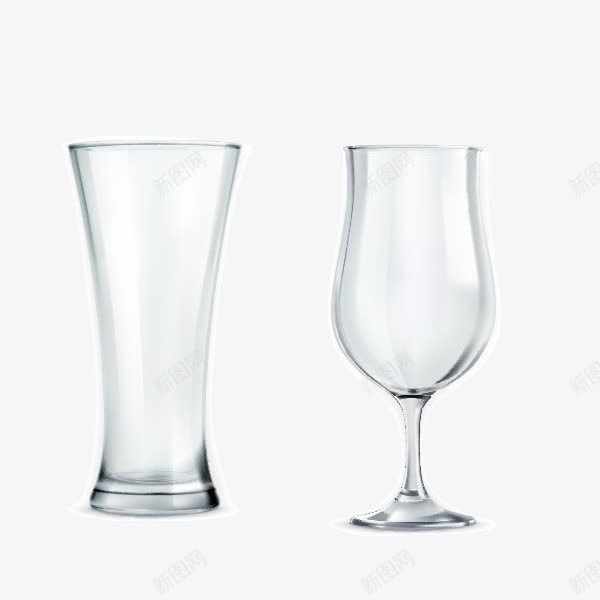 水杯高脚杯png免抠素材_88icon https://88icon.com 更多相关透明玻璃高脚杯啤酒杯包装设计产品展示水杯