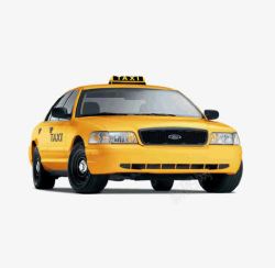 黄色的出租车出租车美国高清图片