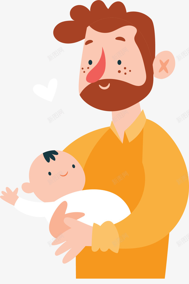 怀抱婴儿的父亲形象png免抠素材_88icon https://88icon.com 抱着婴儿 父亲 父亲形象 父亲节 爸爸 矢量png