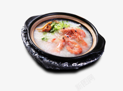 海鲜砂锅粥美味餐饮食品素材