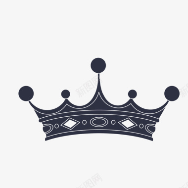 国王的皇冠手绘图图标图标