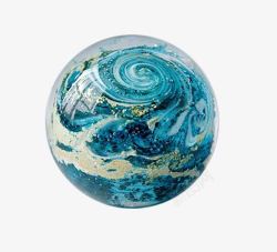星空玻璃球梦幻星球大玻璃球高清图片