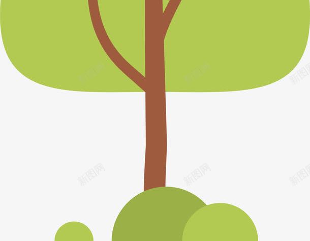 树木简笔画png免抠素材_88icon https://88icon.com 保护环境 卡通树木 手绘树木 树木简笔画 植树 环境 绿化