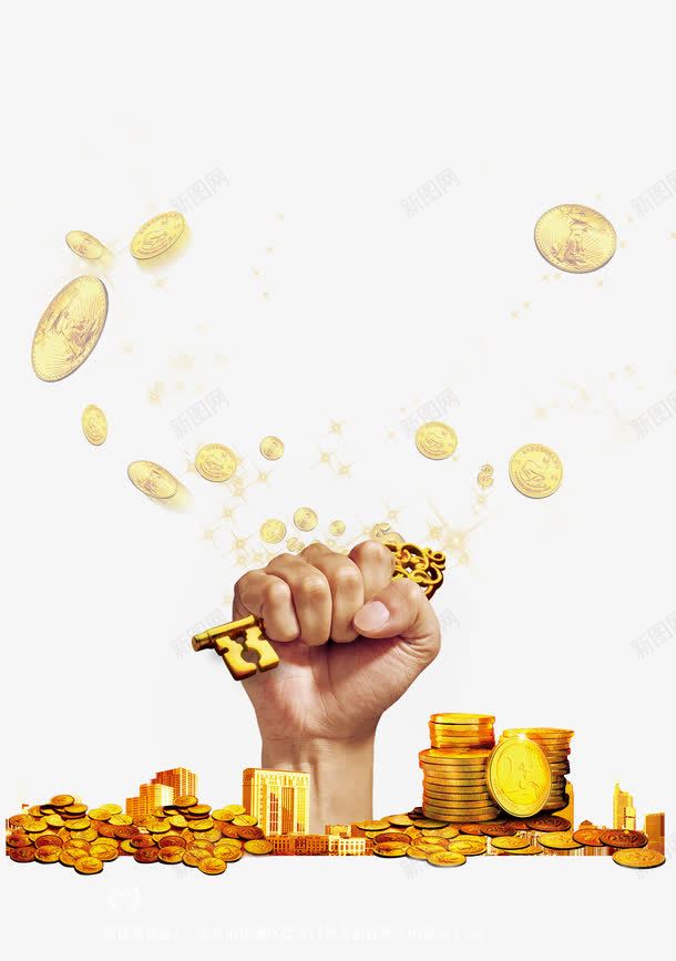 手握金钥匙金币png免抠素材_88icon https://88icon.com 手握金钥匙 插画 财富 金币 金币免扣 金币免扣图片 金币矢量图片ps 金色 飞舞