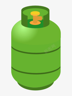 煤气配件绿色煤气罐高清图片