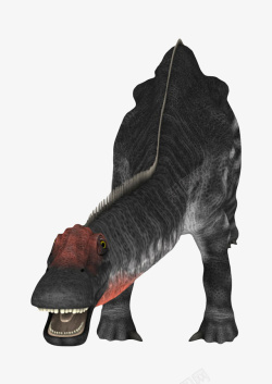 低着头的恐龙雷龙实物素材