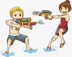 游戏升级装饰图案剑卡通夏日夏日打水仗高清图片