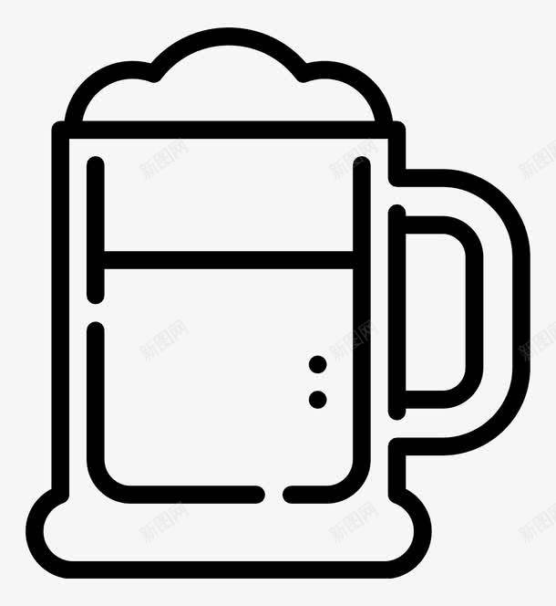 简笔画一杯啤酒png免抠素材_88icon https://88icon.com 啤酒杯 啤酒泡沫 啤酒饮料 夏日冷饮 扎啤 简笔画啤酒杯 简约 酒水 饮品