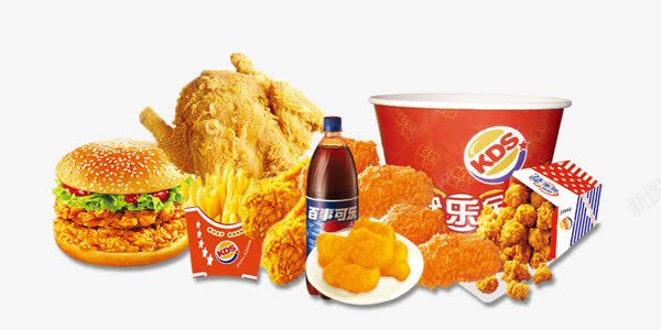 食物海报装饰png免抠素材_88icon https://88icon.com 可乐 汉堡 炸鸡 素材 薯条 装饰 食物 食物广告设计 鸡块 鸡米花
