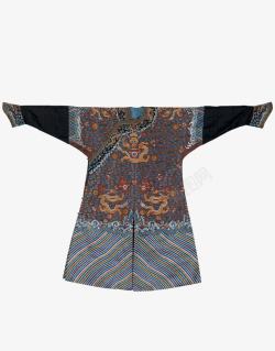 中国古代服饰清代龙纹龙袍高清图片