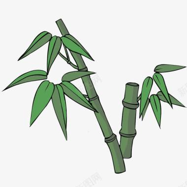 观音素描竹子竹子图标图标