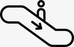 登高梯简笔画直梯矢量图图标高清图片