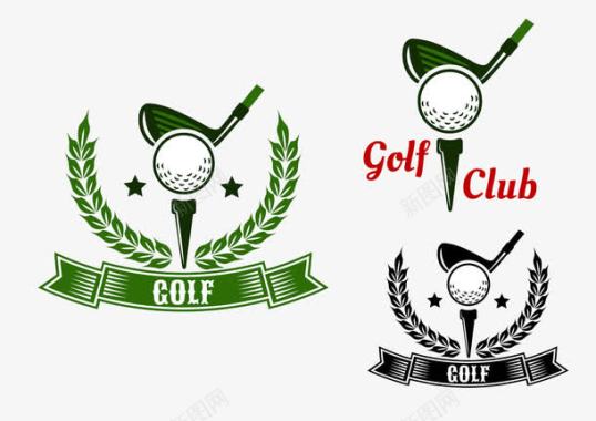 人员倍增高尔夫球俱乐部图标图标