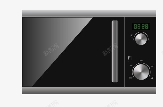 黑色微波炉png免抠素材_88icon https://88icon.com 产品实物 家用 微波炉 热食物 电器