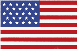 红色条纹遮阳伞美国国旗矢量图高清图片