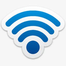 WIFI发射蓝色wifi信号图标图标