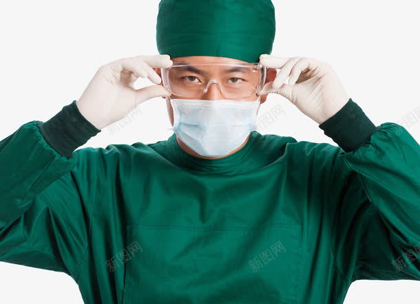 外科手术医生png免抠素材_88icon https://88icon.com 医生 外科手术 戴口罩的人 护目镜