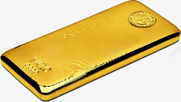一块很薄的黄金png免抠素材_88icon https://88icon.com 立体 金块 金属 金属块 金条 金色 黄金