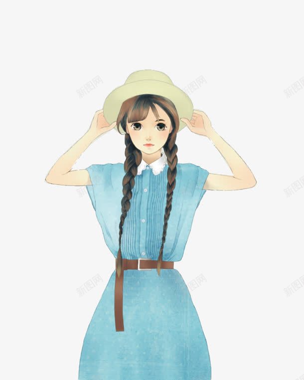 卡通立绘彩绘现代清纯美女png免抠素材_88icon https://88icon.com 卡通 清纯 现代 绘彩 美女