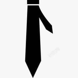 黑色领带PNG黑色领带图标高清图片