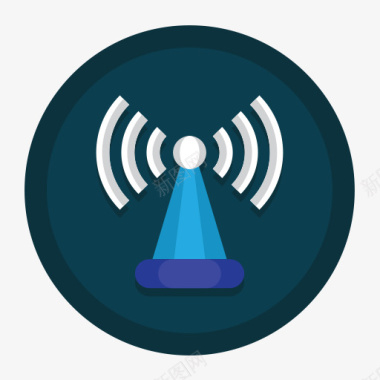 房间的信号WiFi虚拟主机平面图标图标