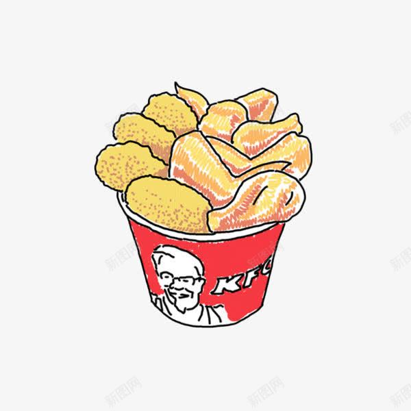 手绘肯德基标志全家桶png免抠素材_88icon https://88icon.com KFC 全家桶 手绘 标志 漫画 炸鸡 美食 肯德基 肯德基标志