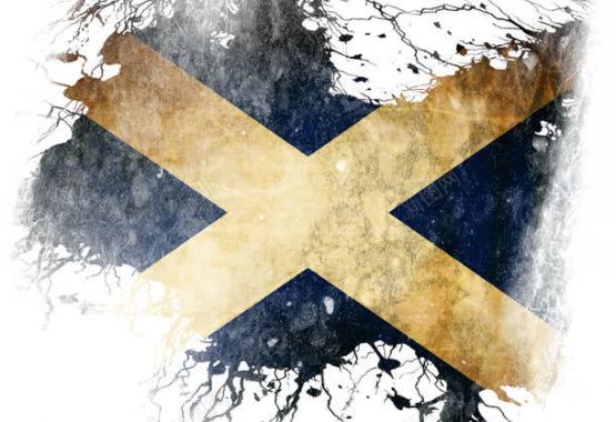 苏格兰国旗背景