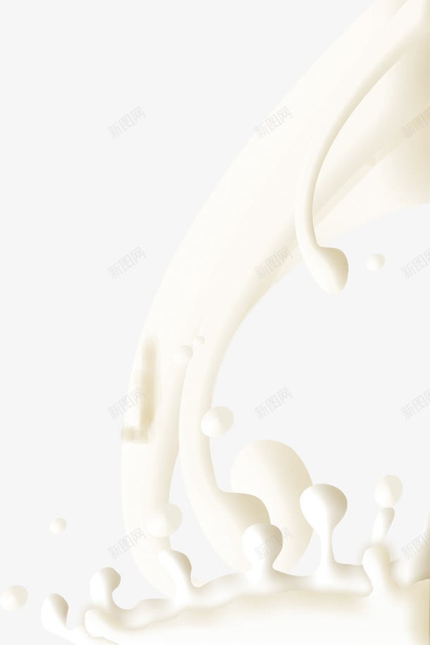 喷溅的滴状牛奶png免抠素材_88icon https://88icon.com 喷溅 滴状 牛奶 白色