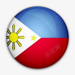 品牌标志免扣国旗对菲律宾世界标志图标图标