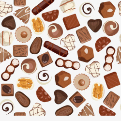 糖果饼干背景巧克力糖果图高清图片