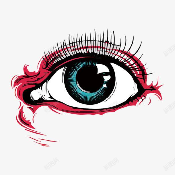 眼睛png免抠素材_88icon https://88icon.com 人眼 光明 卡通眼睛 手绘眼睛 眼 眼睛 眼部 红色眼镜