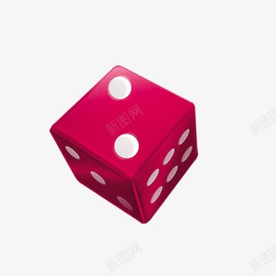 红色骰子png免抠素材_88icon https://88icon.com 游戏 玩具 立体 筛子 红色