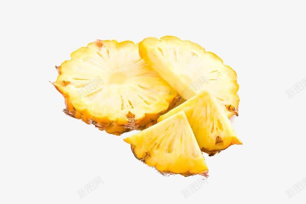 菠萝片png免抠素材_88icon https://88icon.com 凤梨 实物 水果 热带 菠萝 菠萝片