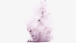 紫色清新爆炸沙尘效果元素素材