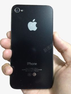 黑色iPhone4背面素材