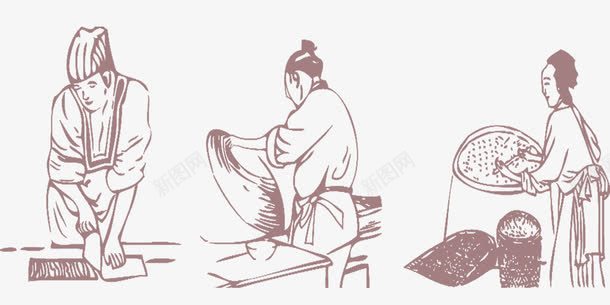 面点的制作过程png免抠素材_88icon https://88icon.com 制作面点 发面 揉面团 烤面点