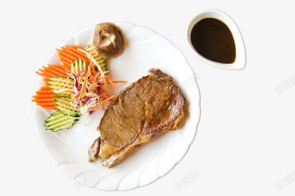 美味牛扒png免抠素材_88icon https://88icon.com 沙拉 牛扒 牛肉 碟子 蔬菜 配菜 酱料