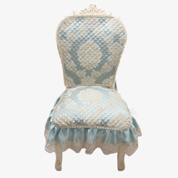 米色餐椅套欧式奢华座椅垫套装高清图片